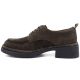 3. Women’s chocolate-brown leather block-heel loafers Artiker 59C0457