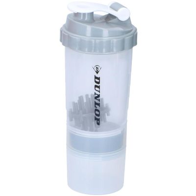 5. DUNLOP 550ML GREY COCKTAIL SHAKER FOR NUTRITIONAL FOOD BOTTLE
