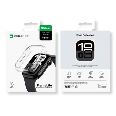 10. AmazingThing Minimal Case for Apple Watch 46mm - Clear