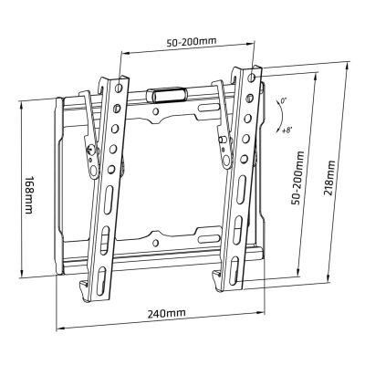 9. MACLEAN TV MOUNT 13-42" UP TO 25KG MC-942