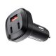 3. Acefast car charger 66W 2x USB Type C / USB, PPS, Power Delivery, Quick Charge 4.0, AFC, FCP, SCP black (B3 black)