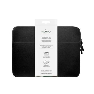 2. Puro Slim Pocket 14" Laptop Bag - Black