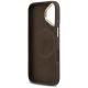7. Guess 4G Logo Plate MagSafe case for iPhone 17 - brown