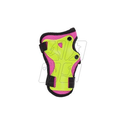 44. Set of protectors Nils Extreme H320 pink-lime size XL