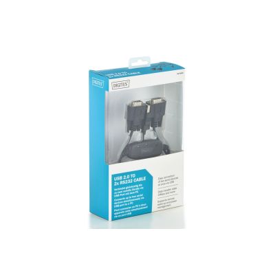 2. DIGITUS USB 2.0 to 2xRS232 cable