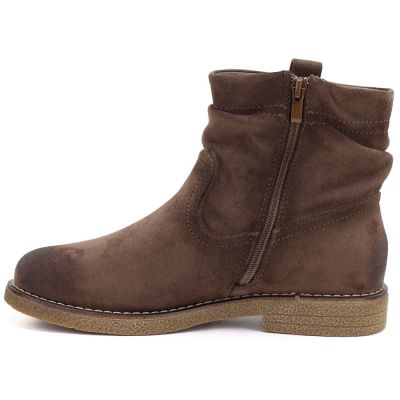 3. Women's brown suede ankle boots Jezzi ASA296-4