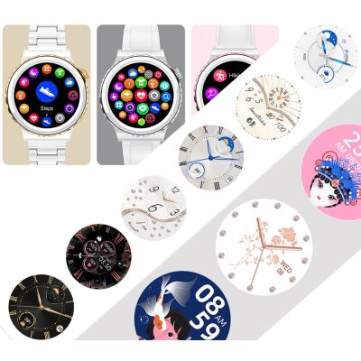 3. Rubicon RNCE92 PRO Women's Smartwatch White/2 x SMARUB171 Strap