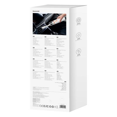 12. Car vacuum cleaner 6000Pa 80W Baseus A2Pro - white