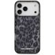 3. Karl Lagerfeld IML Leopard Pattern MagSafe Case for iPhone 17 Pro Max - Black