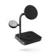 7. Zens Aluminum Series 3 in 1 Magnetic Wireless Desktop Charger Pro 3+ Watch with Power Supply