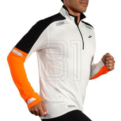 6. Brooks Running Run Visible 1/2 zip 2.0 sweatshirt 211516167