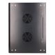 6. Extralink 9U 600x450 Black | Rack Cabinet | Wall-Mounted