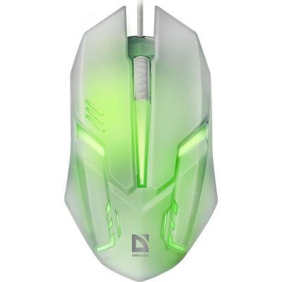 3. DEFENDER CYBER MOUSE MB-560L 7 COLORS 1200DPI 3P WHITE 52561