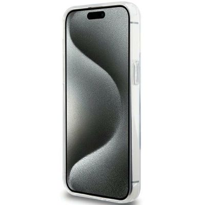 3. Karl Lagerfeld KLHMP15XHMRSKHH iPhone 15 Pro Max 6.7" white/white hardcase Ring Stand Karl Head MagSafe