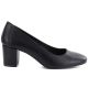 14. Women’s Black Leather Loafers Sergio Leone MK25112-S
