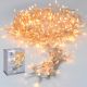 4. CHRISTMAS TREE LIGHTS LIGHT CHAIN 120 LED WARM WHITE TRANSPARENT WIRE