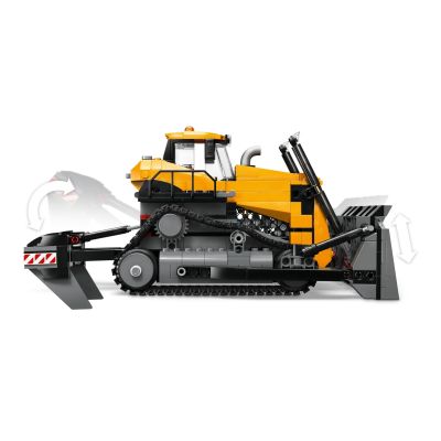 17. LEGO City 60466 Yellow Bulldozer