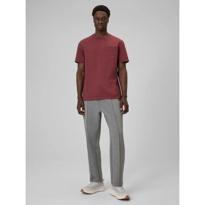 3. Men's regular plain T-shirt 4F 4FRSS26TTSHM3637-60S