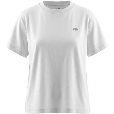 Women's T-shirt 4F F3310 white 4FWMM00TTSHF3310 10S