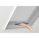 30. MOSQUITO NET WINDOW ROOF 140X170 BLACK POLYESTER + VELCRO TAPE