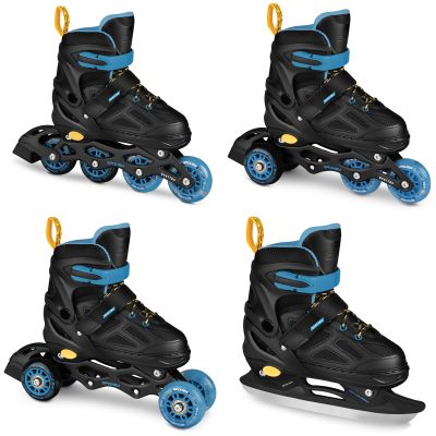 12. Spokey Quattro 4IN1 SPK-943434 inline skates size 38-41 BK/DBL