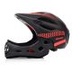3. Meteor Lupus S Full-Face Bike Helmet 48-52 cm Black/Red