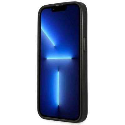5. Guess Saffiano Triangle Logo case for iPhone 14 Pro Max - black