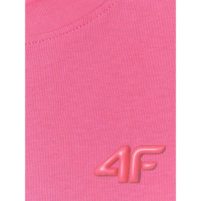 6. Girls' loose plain T-shirt 4F 4FJRSS26TTSHF3984-54S