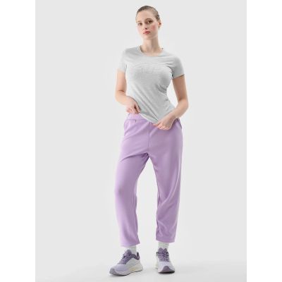 4. Women's slim T-shirt with logo 4F 4FWSS24TTSHF1163-27M