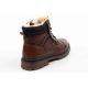 4. Wrangler men's shoes Gillen leather brown insulated ankle boots