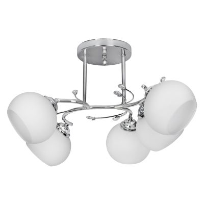 Classic chandelier ceiling hanging lamp Activejet IRMA Nickel 5xE27 for the living room