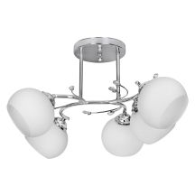 Classic chandelier ceiling hanging lamp Activejet IRMA Nickel 5xE27 for the living room