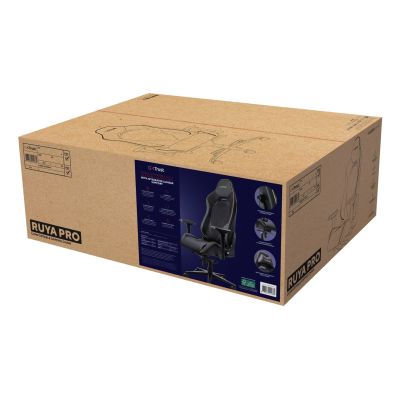 8. Trust GXT 721 Ruya Pro - High-quality, comfortable gaming chair (black)