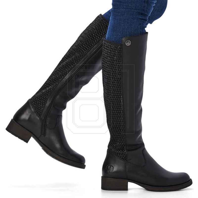 23. Leather boots Rieker W Z9591-00 black
