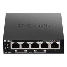 D-Link DGS-1005P/E Network Link Unmanaged Gigabit Ethernet (10/100/1000) PoE Support Black