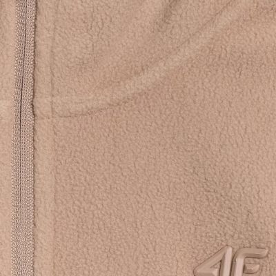 13. Women's fleece sweatshirt 4F F069 light brown 4FWAW25UFLEF069 82S