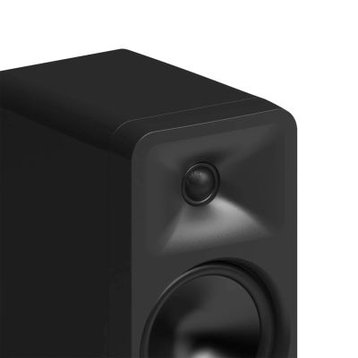 5. Kanto Audio ORA4 – 140W Reference Speakers USB-C / Bluetooth – Black (Pair)