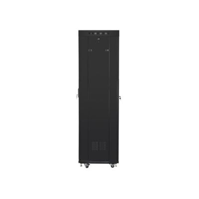 4. LANBERG FLOOR RACK CABINET 19" 42U 600X600 PERFORATED DOOR LCD BLACK (FLAT PACK) FF01-6642-23BL