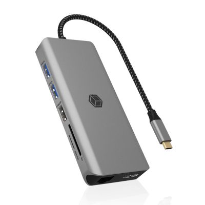 2. D ICY BOX IB-DK4061-CPD USB-C 12-Port 100W Docking Station