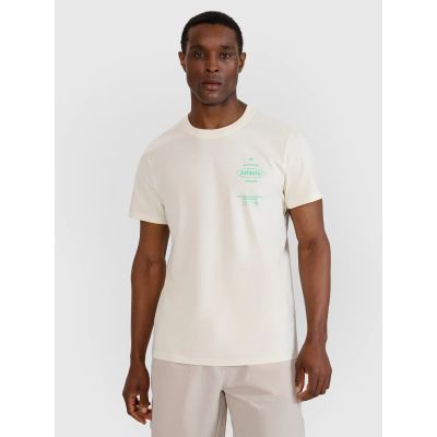 Men's regular printed T-shirt 4F 4FRSS25TTSHM2688-11S