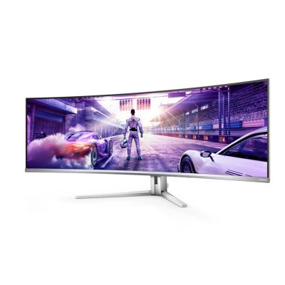 49. Philips Evnia 8000 49M2C8900L/00 computer monitor 124.2 cm (48.9") 5120 x 1440 px Dual QHD QD-OLED White