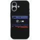 3. BMW M Silicon Horizontal Line MagSafe Case for iPhone 17 - Black