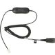 SMART CORD QD to RJ10/SPIRAL 0.7 - 2.0M cable