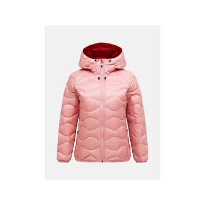 Women's down jacket PEAK PERFORMANCE W Helium Down Hood Jacket pink