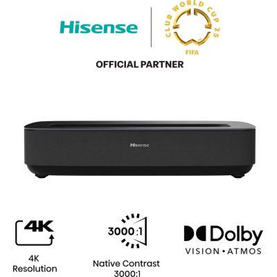 15. Hisense PL1SE Beamer Ultra-Short-Throw-Projector 2100 ANSI Lumen DLP 2160p (3840x2160) Schwarz