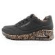 11. Skechers Uno-Loving Love women's sports sneakers fashionable black