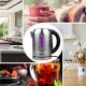 20. Electric kettle Adler CR 1253 (2200W 1.7l; stainless steel color)