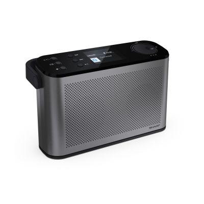 5. Sharp OSAKA DR-P540(GY) Portable Digital Stereo Radio with USB Port, Bluetooth, FM Radio and Wireless Connection