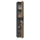 4. Bathroom cabinet NEL I 31x30xH174 anthracite/artisan