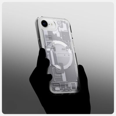12. Spigen Ultra Hybrid MagSafe Case for iPhone 16e / 17e Zero One - White